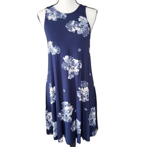 Old Navy blue & white sleeveless dress